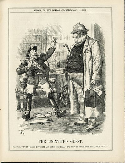 Illustrasjon av John Tenniel (1820-1914) i Punch av John Tenniel