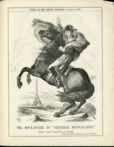 Illustrasjon av John Tenniel (1820-1914) i Punch av John Tenniel
