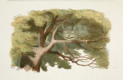""The Cheshire Cat"" tallerken fra ""Alice in Wonderland"" (Alice