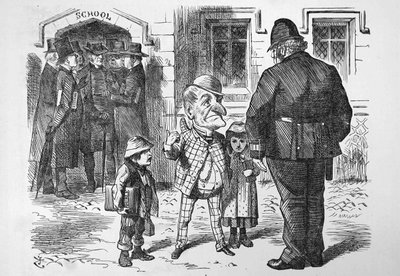 Mr Punch appellerer til John Bull. av John Tenniel