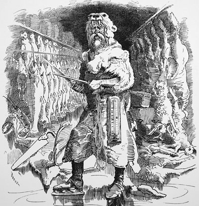 Punchs syn på den fremtidige betydningen av kjøling av John Tenniel