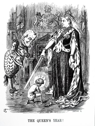 Dronning Victorias diamantjubileum av John Tenniel
