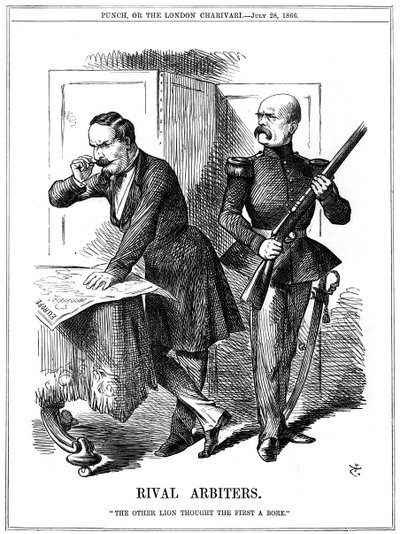 Rival Arbiters, 1866 av John Tenniel