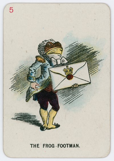 The Frog-Footman av John Tenniel