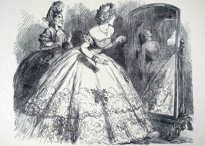 Den hjemsøkte damen. av John Tenniel