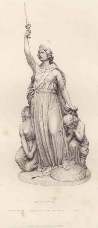 Portrett av dronning Boadicea av John Thomas