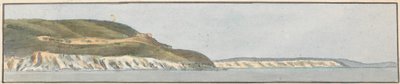 Dunmose, West by North (en av fem tegninger på ett feste) av John Thomas Serres