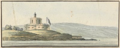 St. Maws Castle, Falmouth, Øst-Sørøst av John Thomas Serres