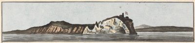 The Needles Bearing East (en av fem tegninger på ett feste) av John Thomas Serres