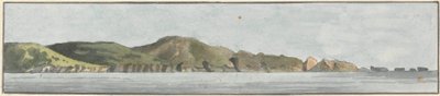 The Start Point, North East by North (en av fem tegninger på ett feste) av John Thomas Serres