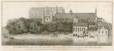 Østutsikt over Westminster fra vannet av John Thomas Smith