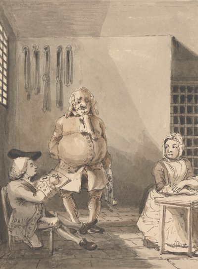 Hogarth-tegning Sarah Malcolm av John Thomas Smith