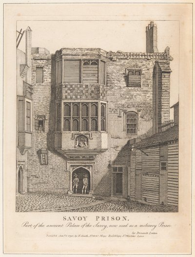 Savoy-fengselet av John Thomas Smith