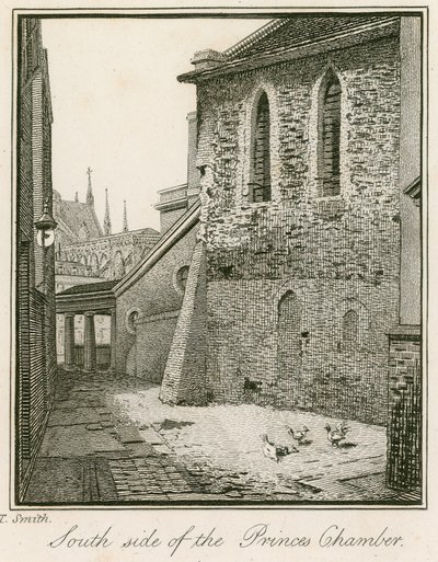 Sørsiden av Princes Chamber, Westminster av John Thomas Smith