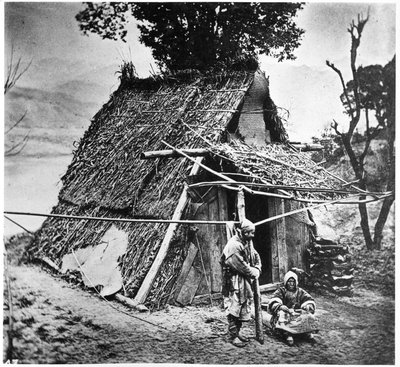 Fjellhytte, Huzeh-provinsen, ca. 1867-72 av John Thomson