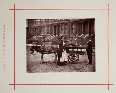 Jordbær. Alt modent! Helt moden!, 1877. av John Thomson