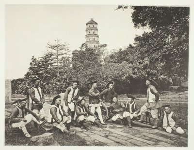 Tartarsoldater, ca. 1868. av John Thomson