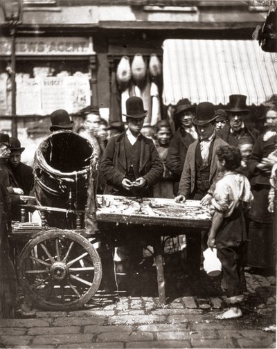 The Cheap Fish of St-Giles, fra "Street Life in London", av J. Thomson og Adolphe Smith av John Thomson