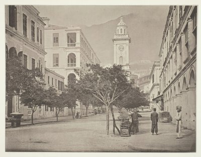 Klokketårnet, Hong-Kong, ca. 1868. av John Thomson