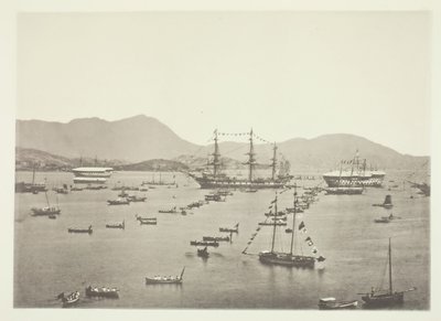 Havnen, Hong-Kong, ca. 1868. av John Thomson