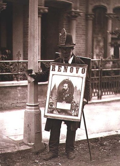 The London Boardman, fra "Street Life in London" av John Thomson