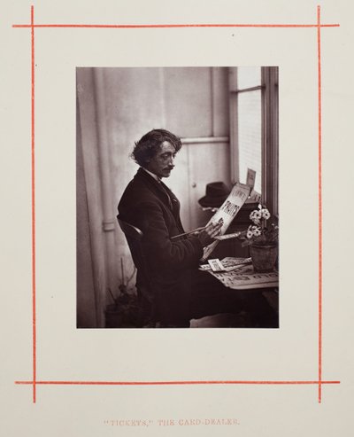 Billetter til korthandleren, 1877. av John Thomson