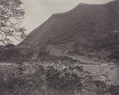 Utsikt over den kinesiske mur, ca. 1871. av John Thomson