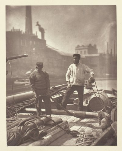 Arbeidere på den stille motorveien, 1881. av John Thomson