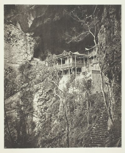 Yuenfu-klosteret, ca. 1868. av John Thomson