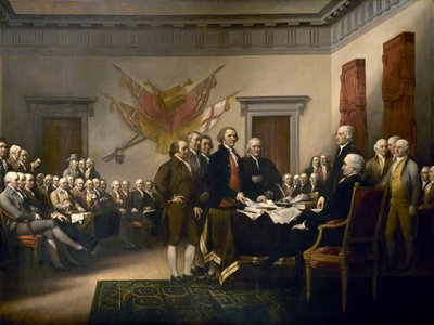 Uavhengighetserklæringen av John Trumbull