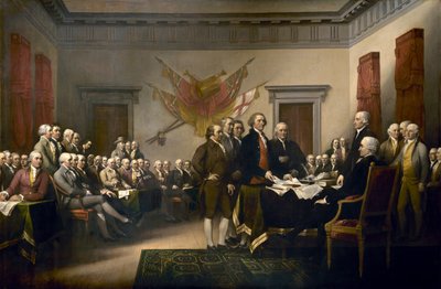 Uavhengighetserklæringen av John Trumbull