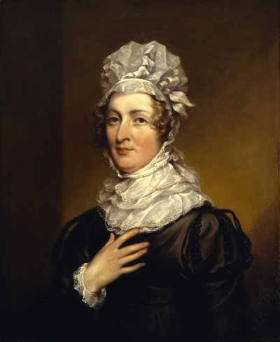 Portrett av fru John Trumbull, født Sarah Hope Harvey (1774-1824) 1820-23 av John Trumbull