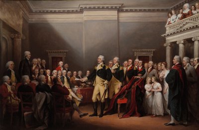 General Washingtons avgang, 23. desember 1783 av John Trumbull