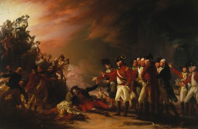 The Sortie laget av Garnison of Gibraltar, 1789. av John Trumbull