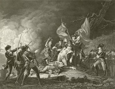 General Montgomerys død av John Trumbull
