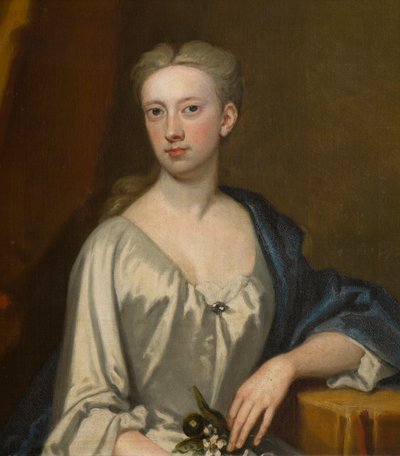 Portrett av Lady Ann Newport, Lady Bridgeman (1690-1752), ca. 1714-39 (olje på lerret) av John Vanderbank