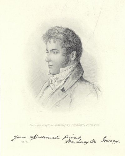 Portrett av Washington Irving av John Vanderlyn