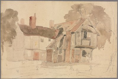 Bray kirkegård, 1807. av John Varley