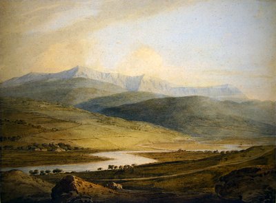 Cader Idris (akvarell på papir) av John Varley