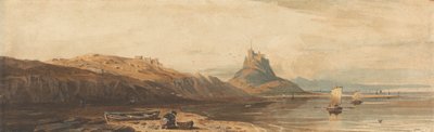 Slottet på Holy Island av John Varley