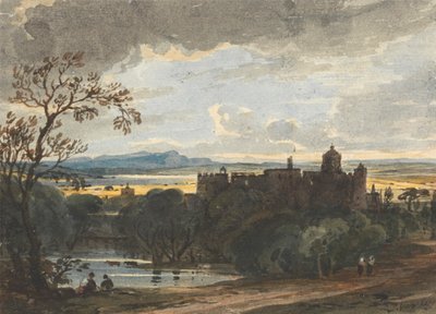 Linlithgow-palasset av John Varley