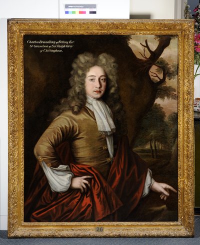 Portrett av Charles Brandling av John Verelst