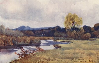 Creech Barrow, fra Holme (fargelitografi) av John W.G. Bond