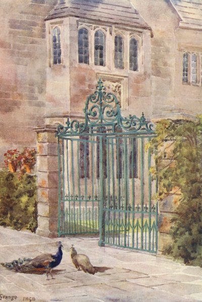 Creech Grange (fargelitografi) av John W.G. Bond