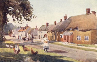 Stoborough (fargelitografi) av John W.G. Bond