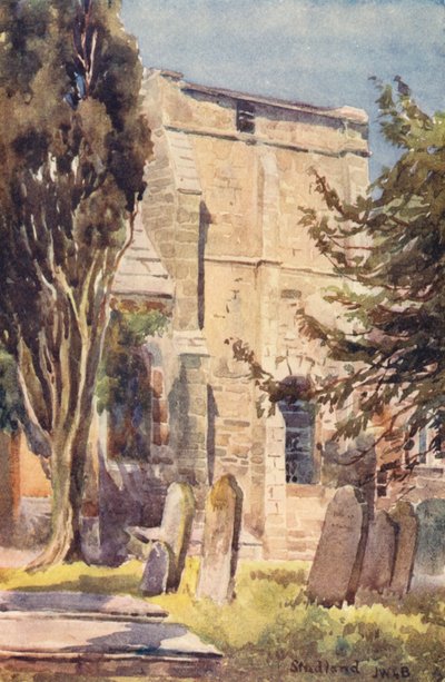 Studland (fargelitografi) av John W.G. Bond