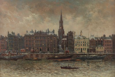 Quayside, Newcastle upon Tyne, 1886 av John Wallace