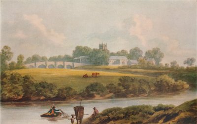 Bangor Is-y-Coed, Denbighshire, c1795 av John Warwick Smith