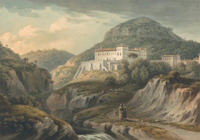 Kloster i Vietri, nær Salerno av John Warwick Smith