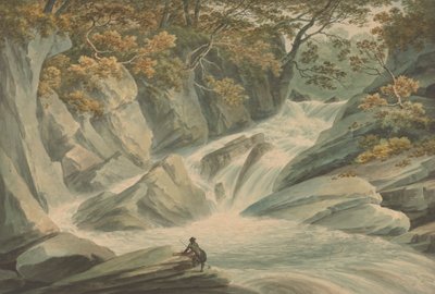 Hafod: Øvre del av Cascade av John Warwick Smith